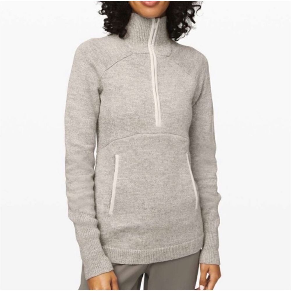 Lululemon Summit Stride Half Zip Sweater 6